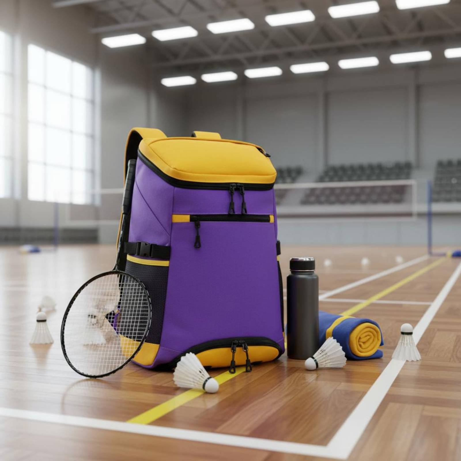 Badminton Area - Mochila de badminton de grande capacidade,