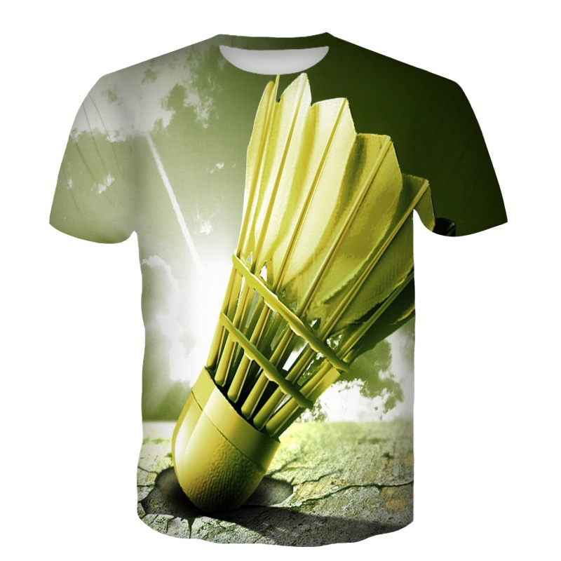 Badminton Lovers - Camisetas de badminton peteca impressão 3d
