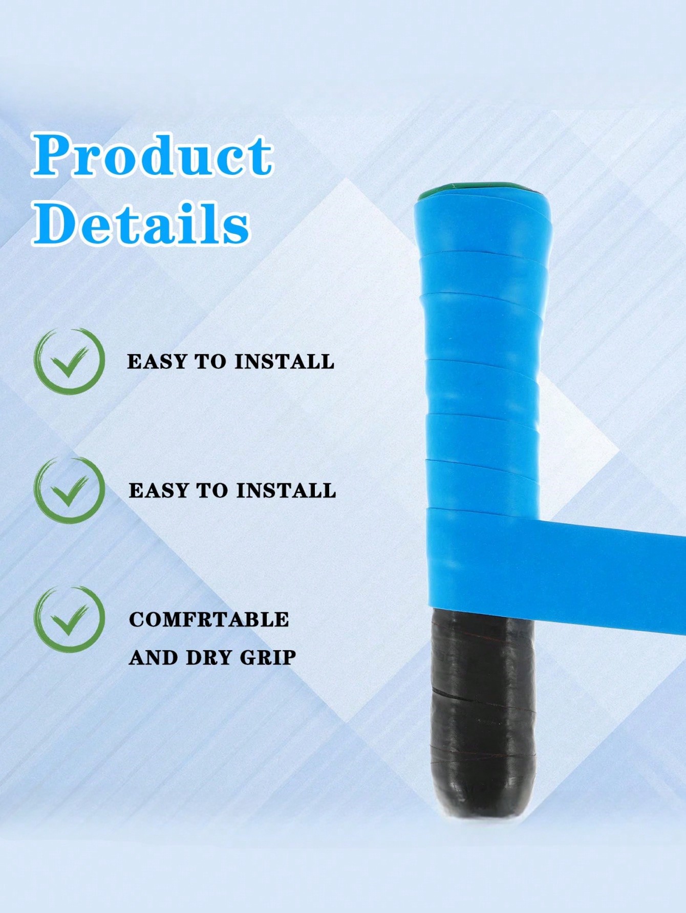 Fita de aderência PU para têni - Badminton Grip Tape avaliação e preço