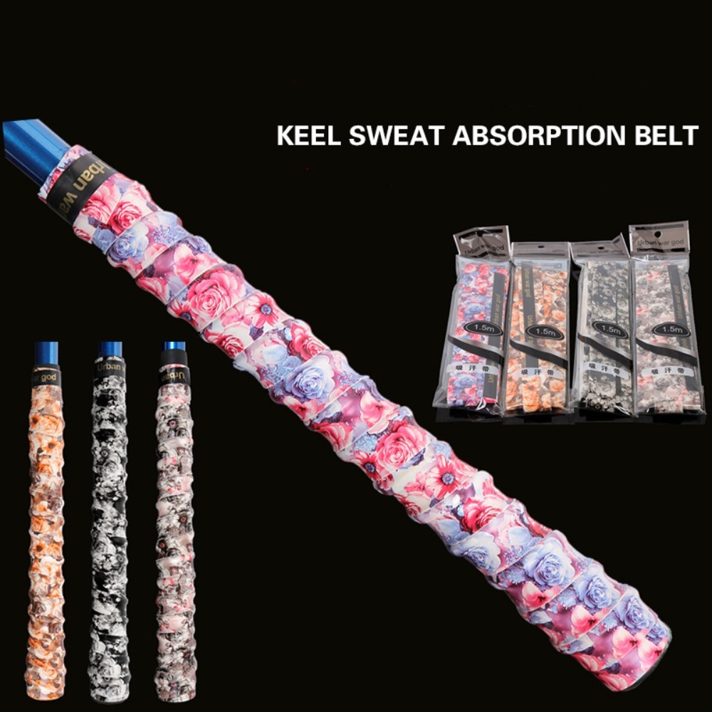 1 pçs 1.5m comprimento antider - Badminton Grip Tape avaliação e preço
